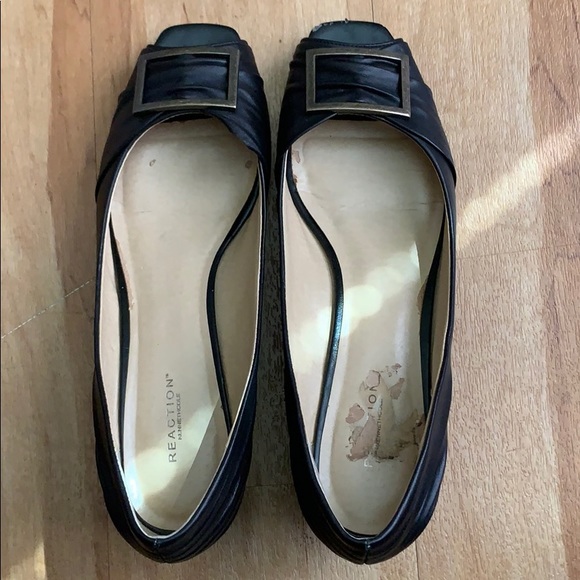 Kenneth Cole Reaction Shoes - Peep toe kitten heel pump
